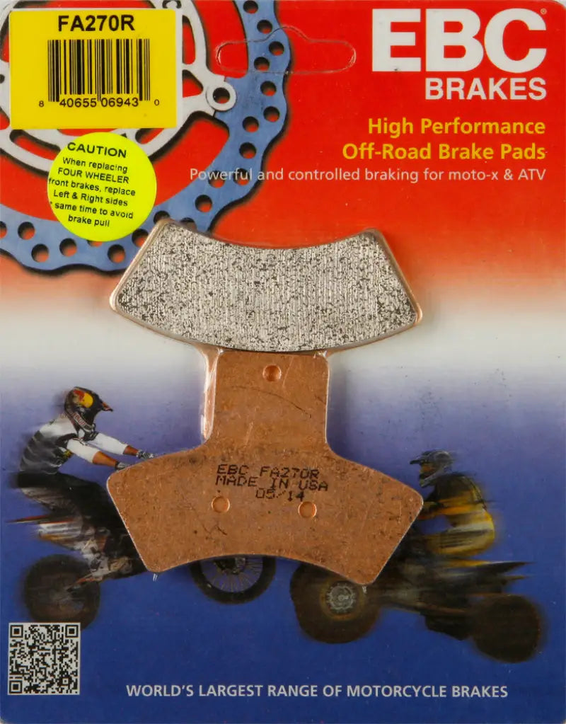 High-performance FA270R Motorcycle Brake Pads for improved stopping power and safety