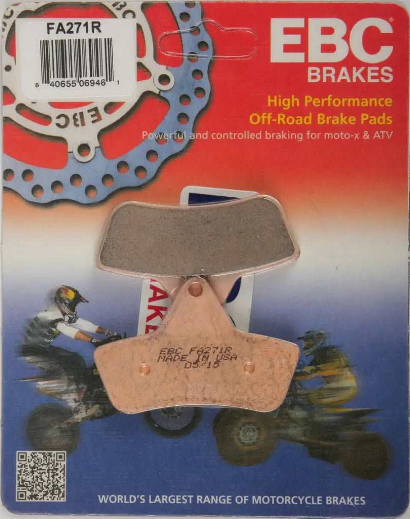 EBC FA271R off-road brake pads designed for high-performance stopping power