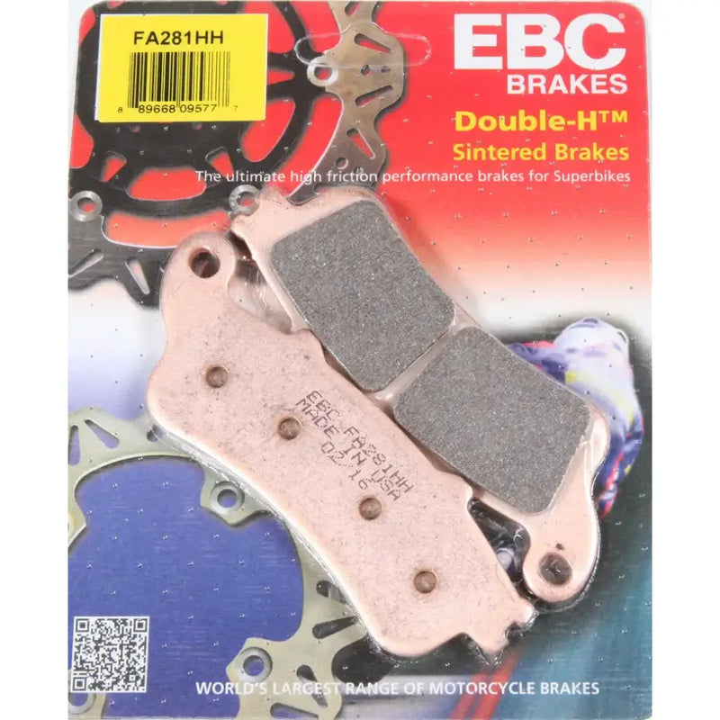 EBC Double-H sintered brake pads for FA281HH, high-performance stopping power