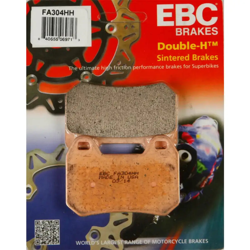 EBC Brakes FA304HH Double-H Sintered Brake Pads for superbikes, ideal for automotive, RV, truck accessories, off-road, marine, and powersports applications, Powersports, AVADA - Best Sellers