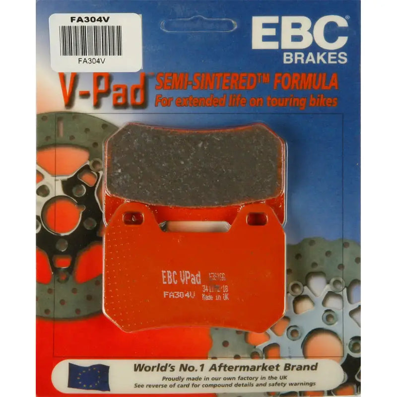 EBC V-Pad semi-sintered brake pads for FA304V Brake Pads V Series vehicle use
