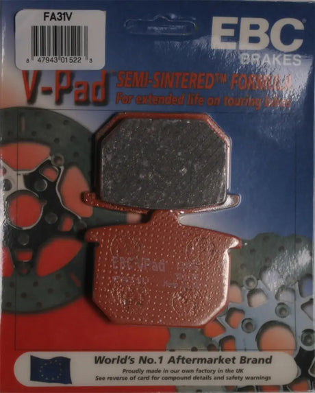 FA31V Brake Pads V Series - Semi-Sintered