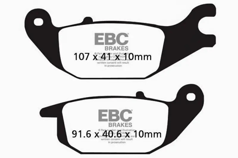 FA343 Brake Pads Organic