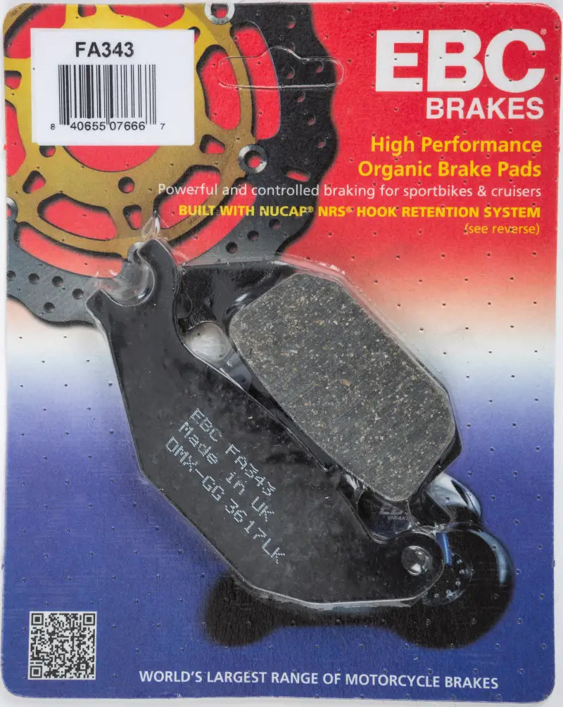 FA343 Brake Pads Organic