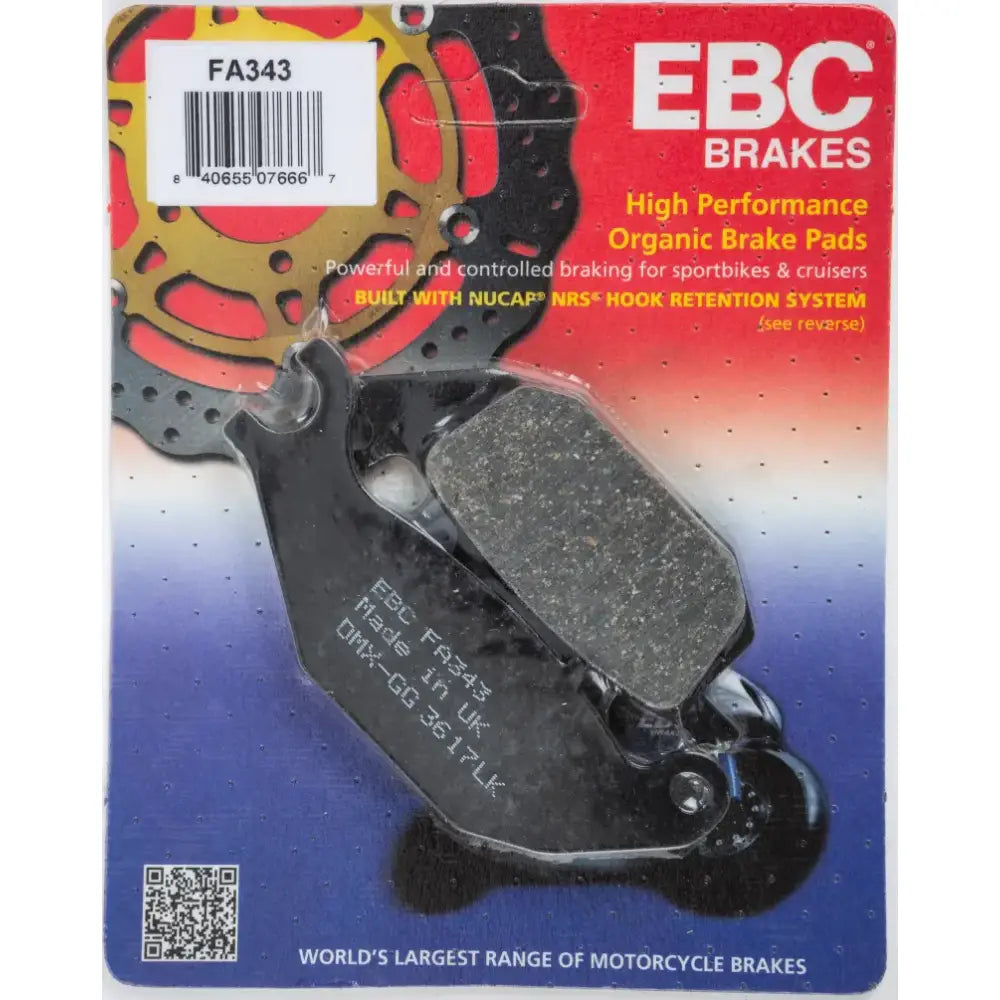 FA343 Brake Pads Organic