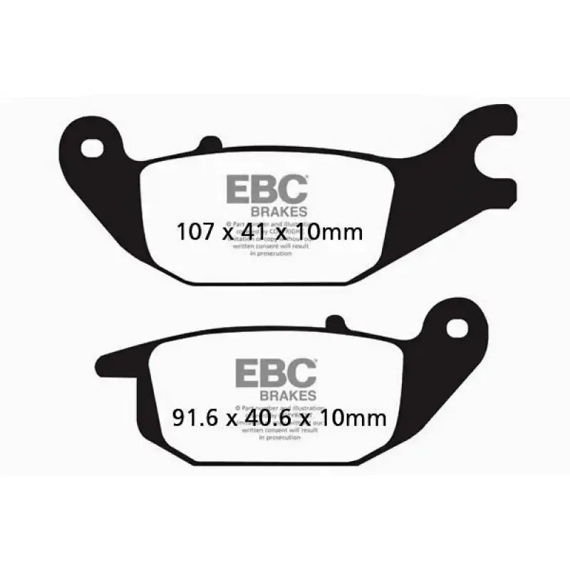 FA343 Brake Pads Organic