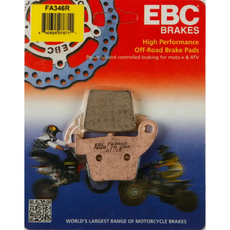 FA346R Brake Pads by EBC Brakes, high performance off-road braking for moto-x & ATV applications, ideal for RV, automotive, powersports, off-road, marine, exterior, truck accessories, interior, truck bed, RV parts, Powersports, AVADA - Best Sellers