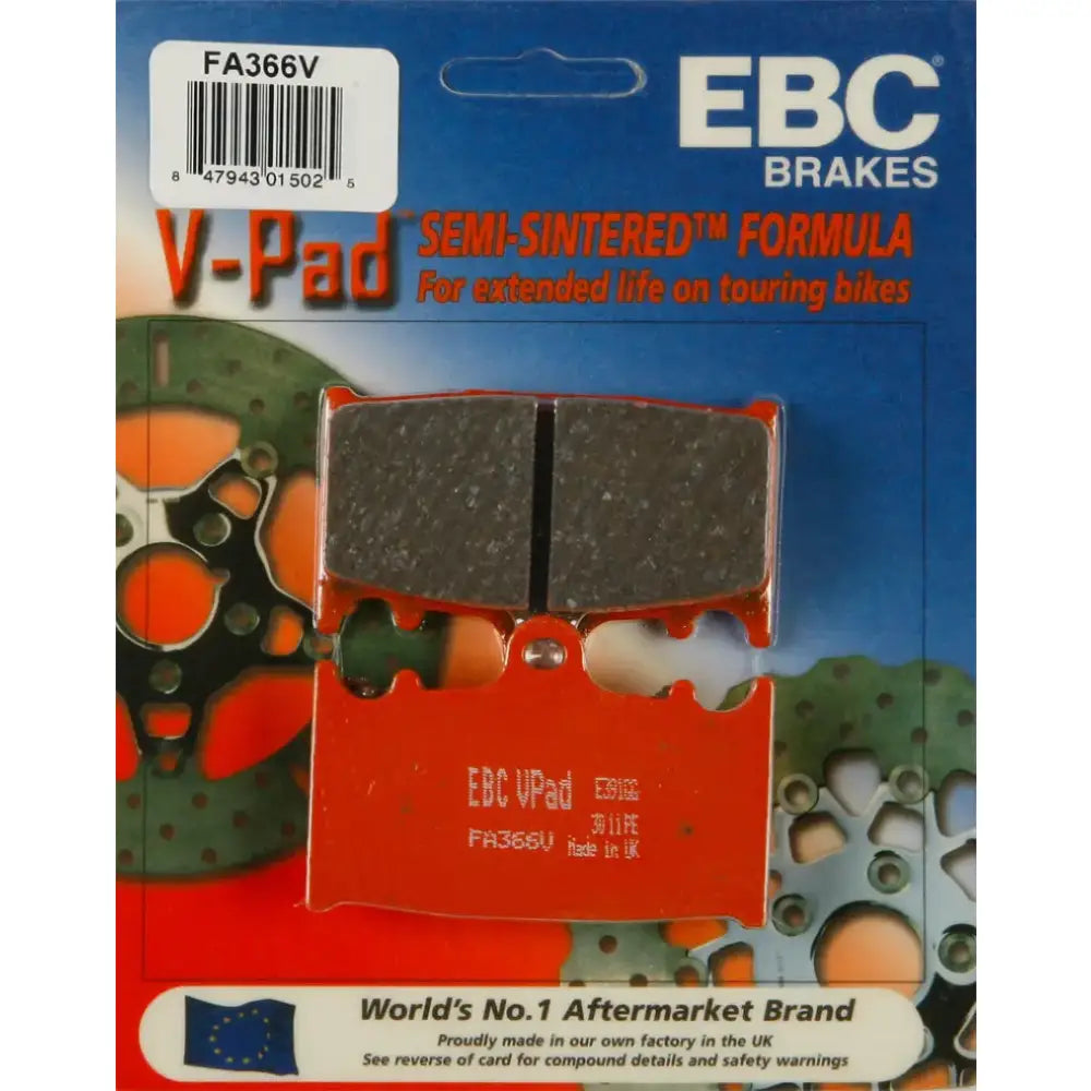 FA366V Brake Pads V Series - Semi-Sintered