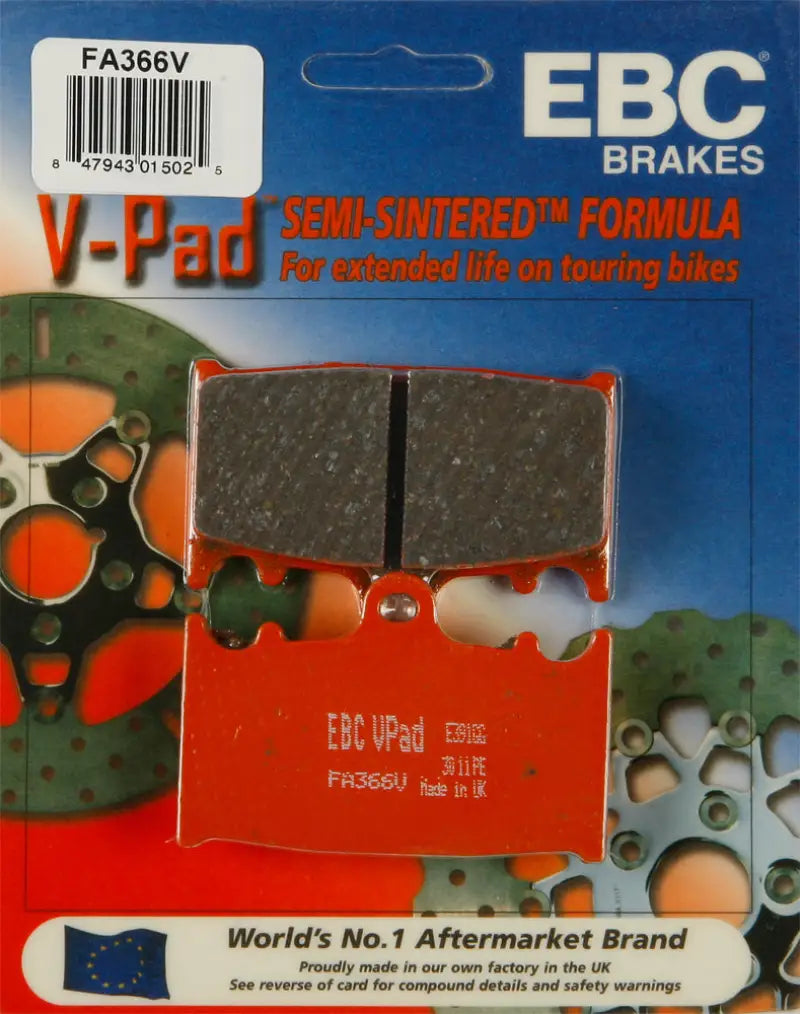 FA366V Brake Pads V Series - Semi-Sintered