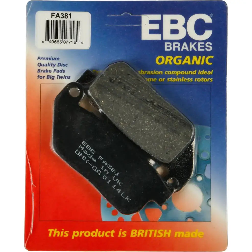 Premium FA381 Brake Pads by EBC for RV, Automotive, Powersports, off-road, marine, exterior, truck accessories, interior, truck bed, rv parts, Powersports, AVADA - Best Sellers