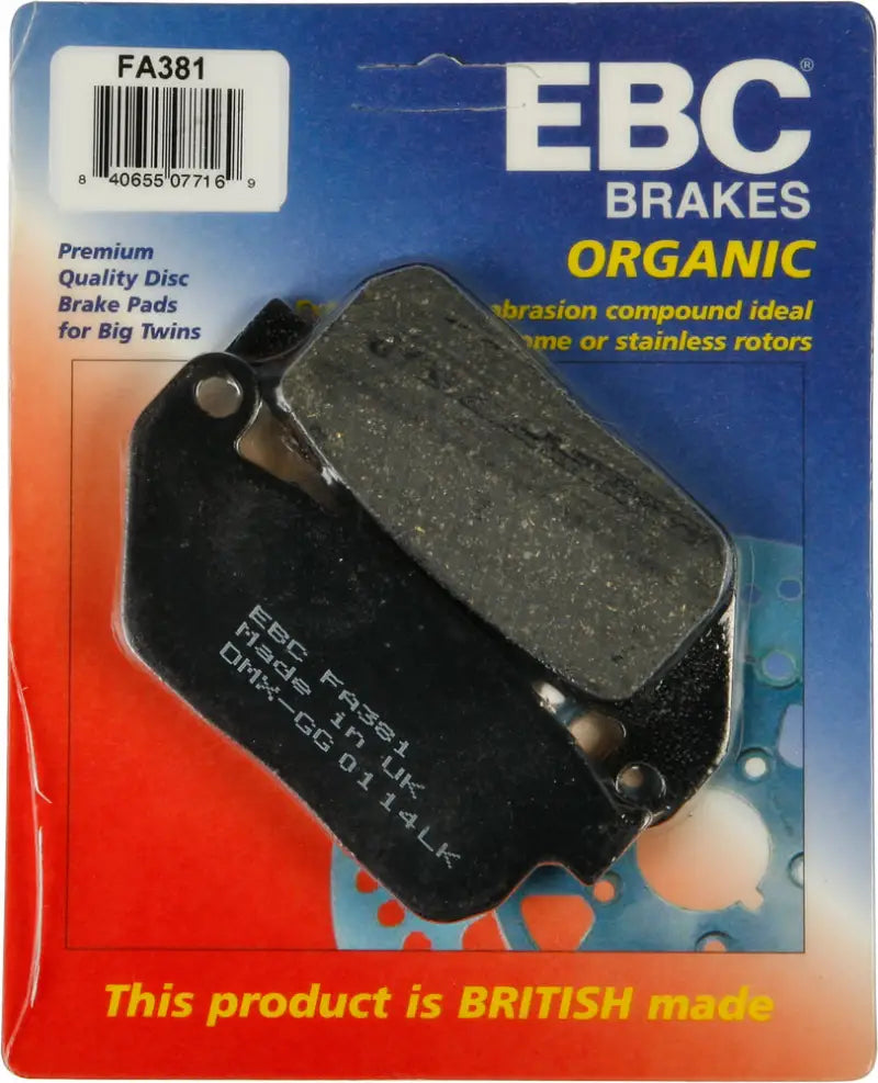 Premium FA381 Brake Pads by EBC for RV, Automotive, Powersports, off-road, marine, exterior, truck accessories, interior, truck bed, rv parts, Powersports, AVADA - Best Sellers