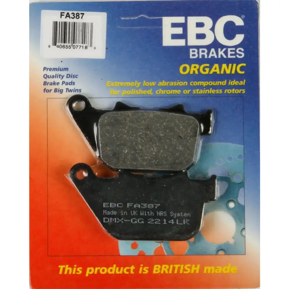 FA387 Brake Pads - Standard