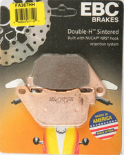 EBC Double-H sintered brake pad in FA387HH Brake Pads packaging for awesome stopping power