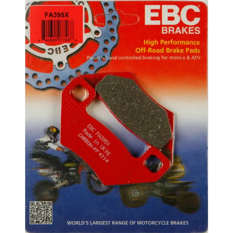 FA395X Brake Pads for motorcycles, ensuring smooth stops and safe rides