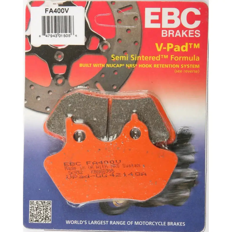 FA400V Brake Pads V Series - Semi-Sintered