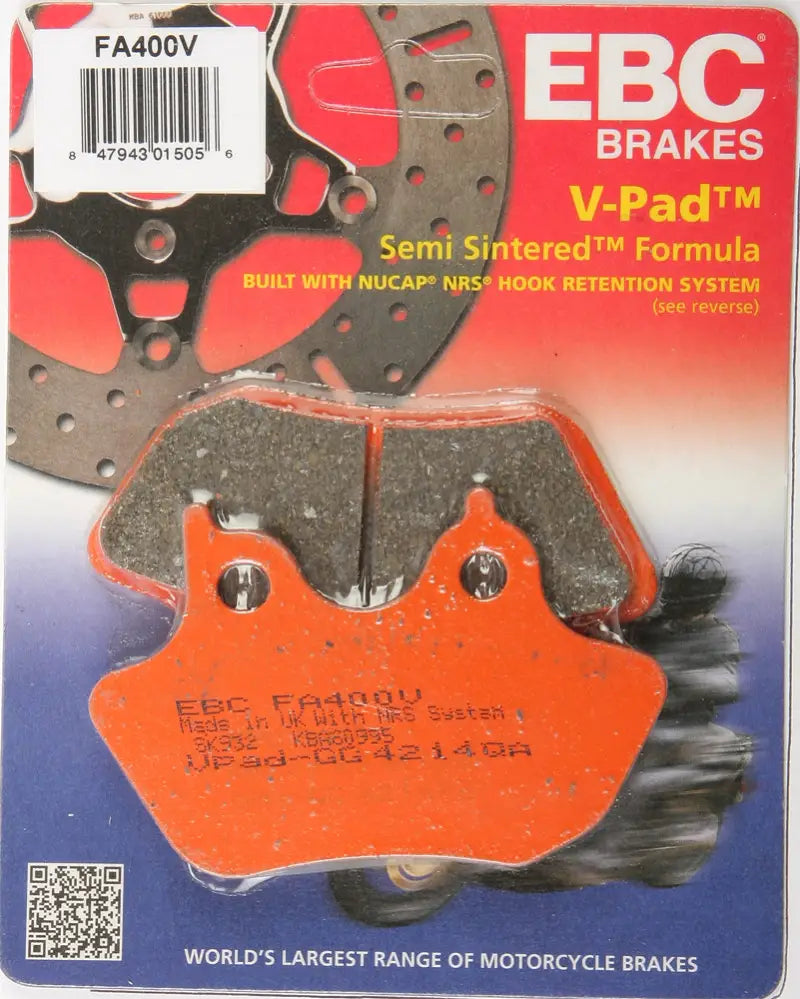 FA400V Brake Pads V Series - Semi-Sintered