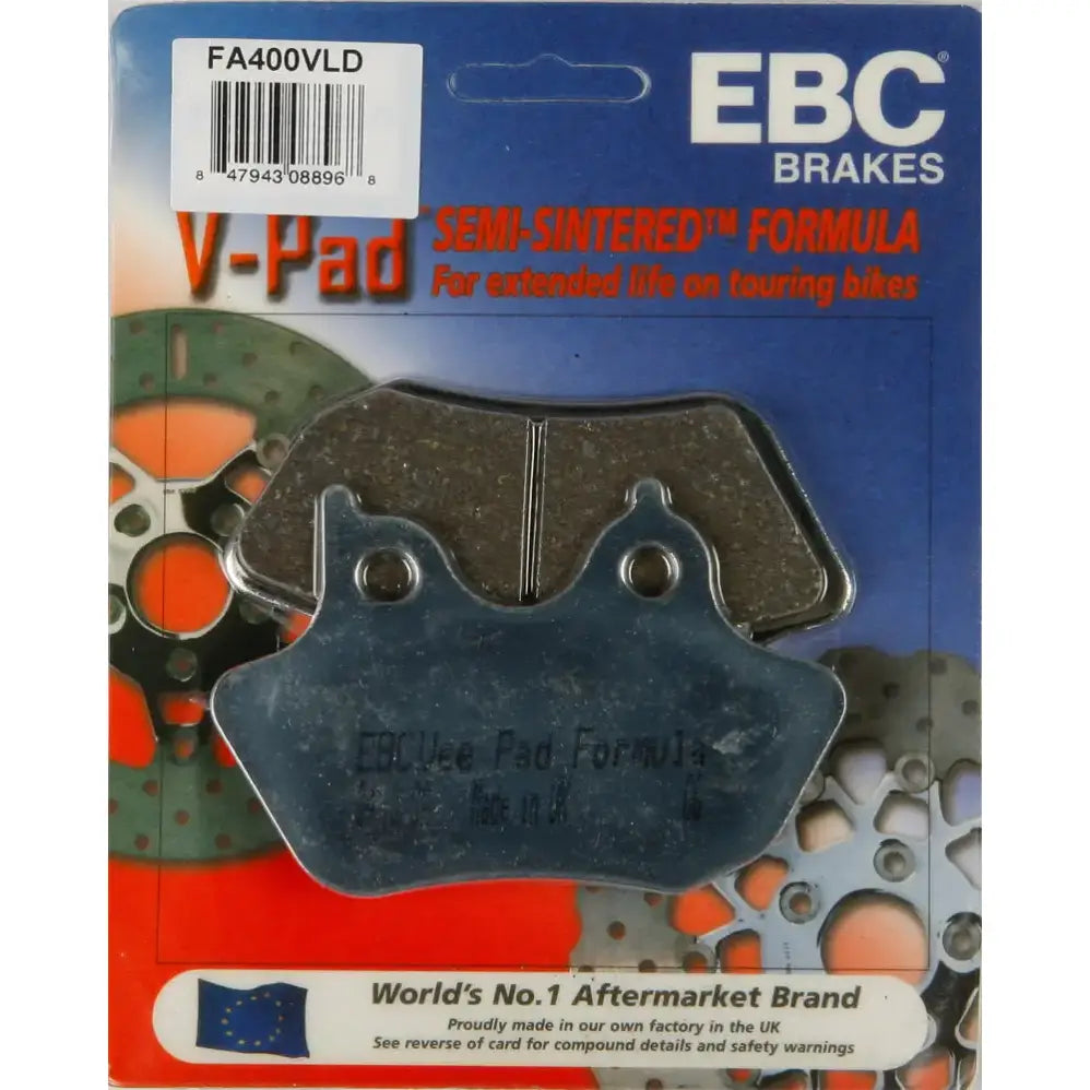 FA400VLD Brake Pads V Series Chrome - Semi-Sintered