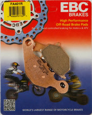 FA401R Brake Pads for motorcycles, ensuring safety and performance on the road