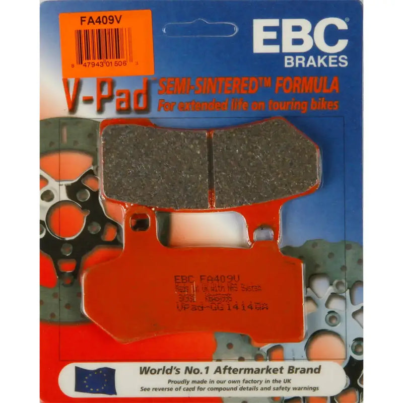 FA409V Brake Pads V Series - Semi-Sintered
