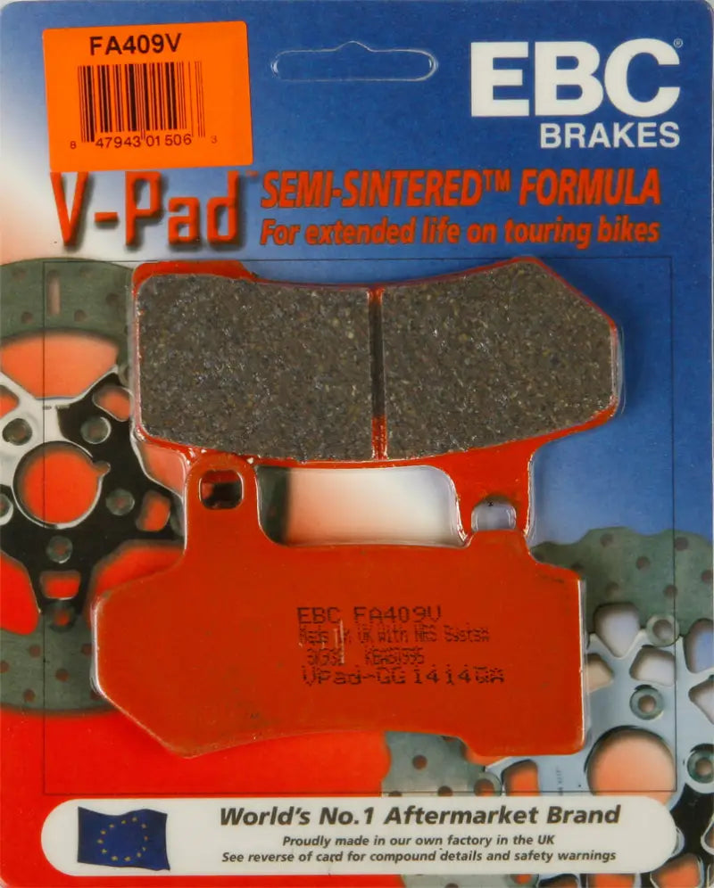 FA409V Brake Pads V Series - Semi-Sintered