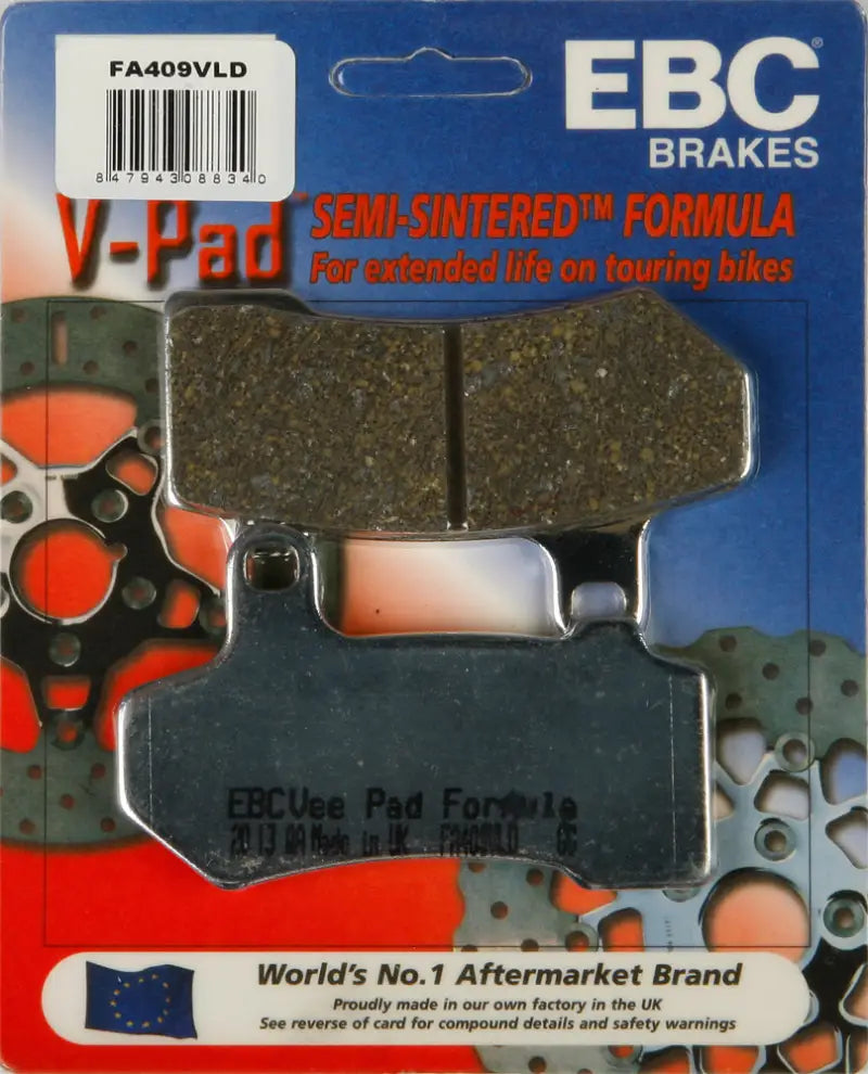 FA409VLD Brake Pads V Series Chrome - Semi-Sintered