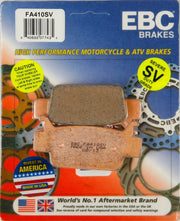 High-performance FA410SV brake pads for motorcycles and ATVs for severe duty use
