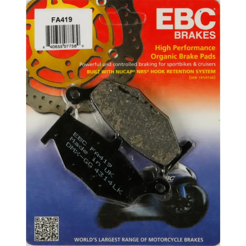FA419 Brake Pads - Standard