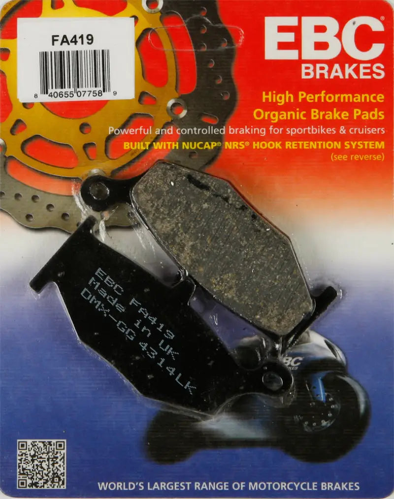 FA419 Brake Pads - Standard