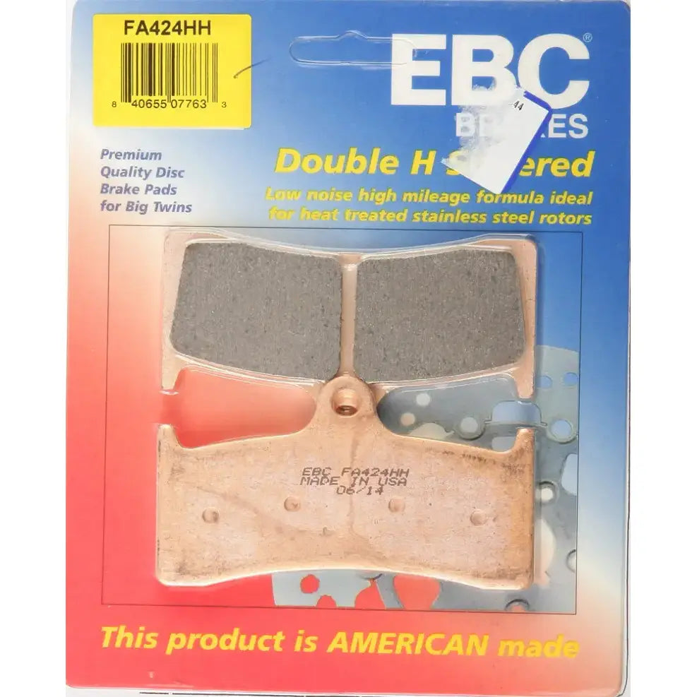 FA424HH brake pads for motorcycle stopping power and smooth rides