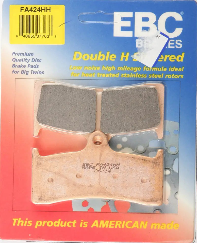 FA424HH brake pads for motorcycle stopping power and smooth rides