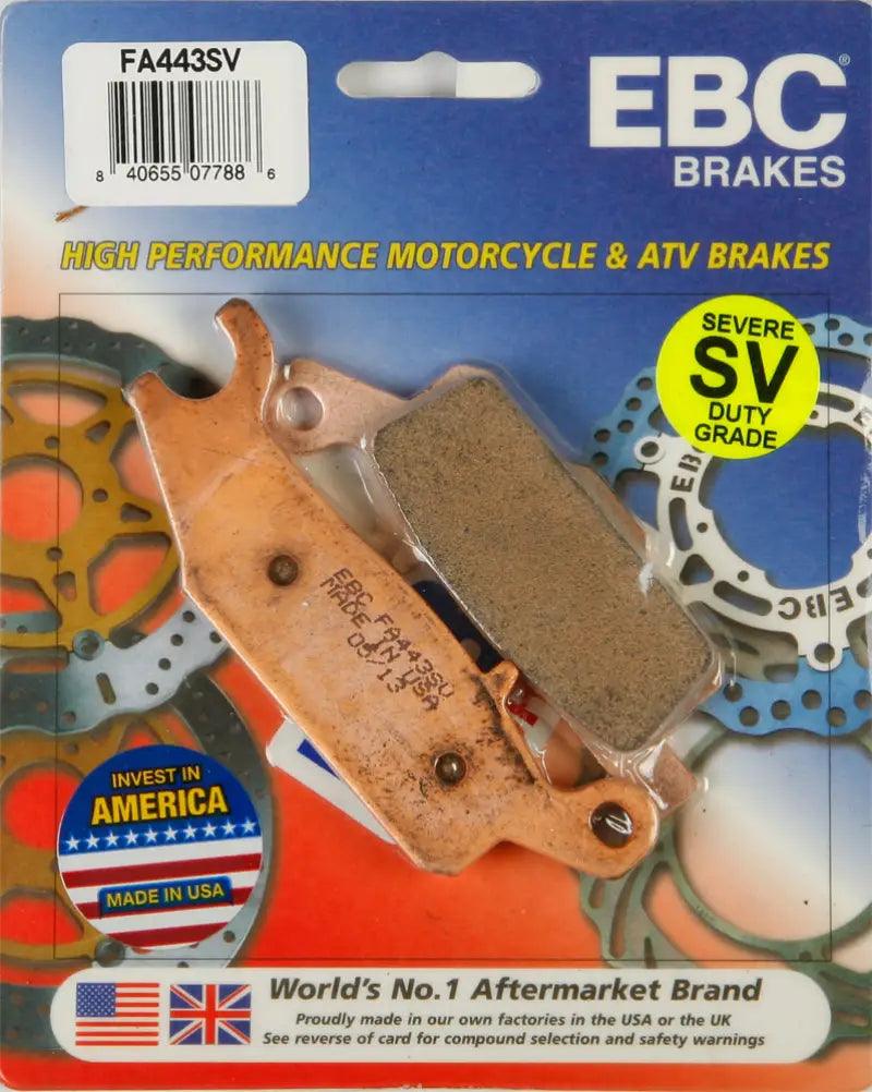 EBC FA443SV motorcycle brake pads for reliable stopping power and performance