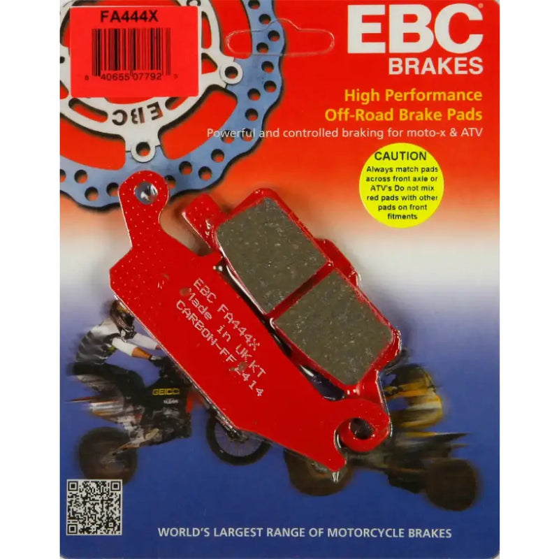 FA444X Brake Pads for motorcycles, offering reliable stopping power and durability