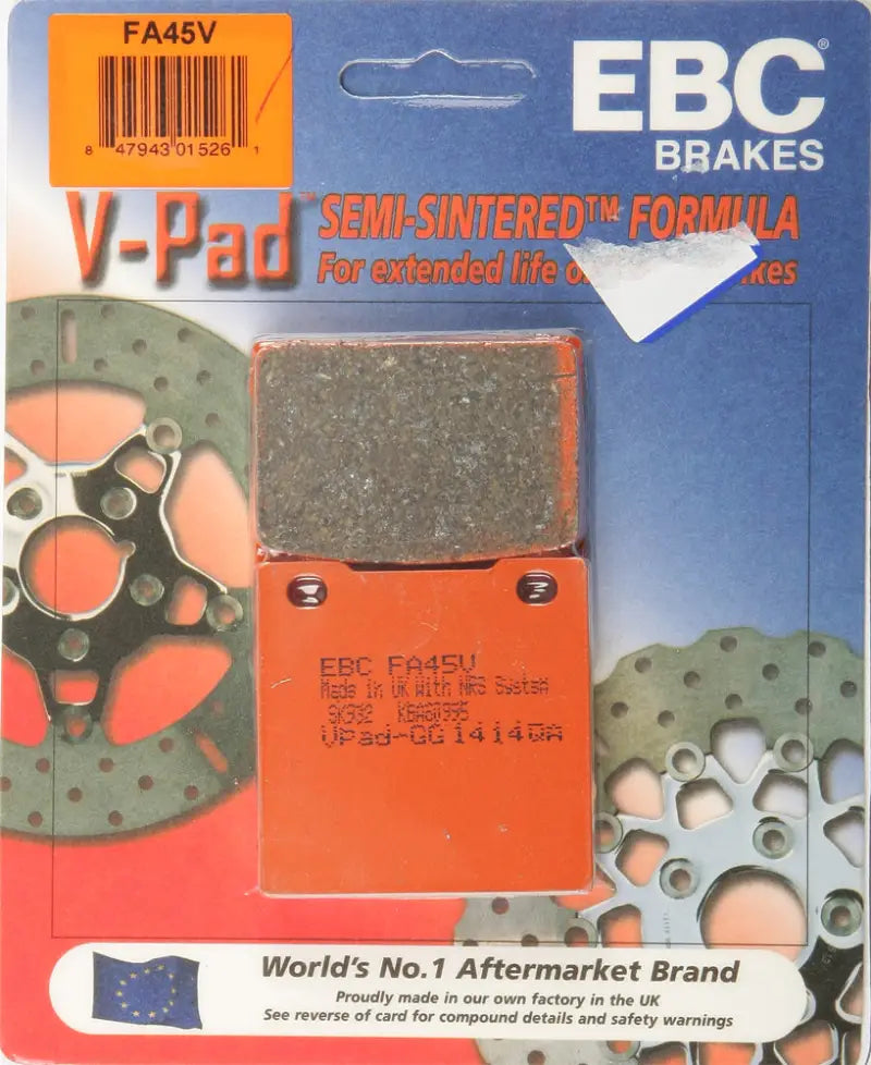 FA45V Brake Pads V Series - Semi-Sintered