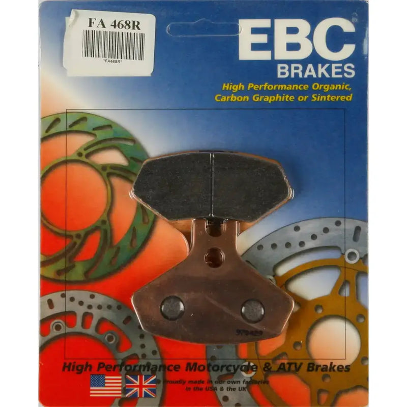 Motorcycle brake pad featuring FA468R Brake Pads for top performance and safety