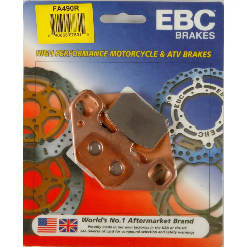 EBC FA490R Brake Pads for motorcycles, delivering top-notch stopping power and performance