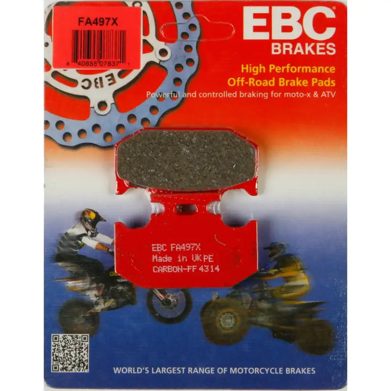EBC FA497X Off-Road Brake Pads for superior stopping power and durability