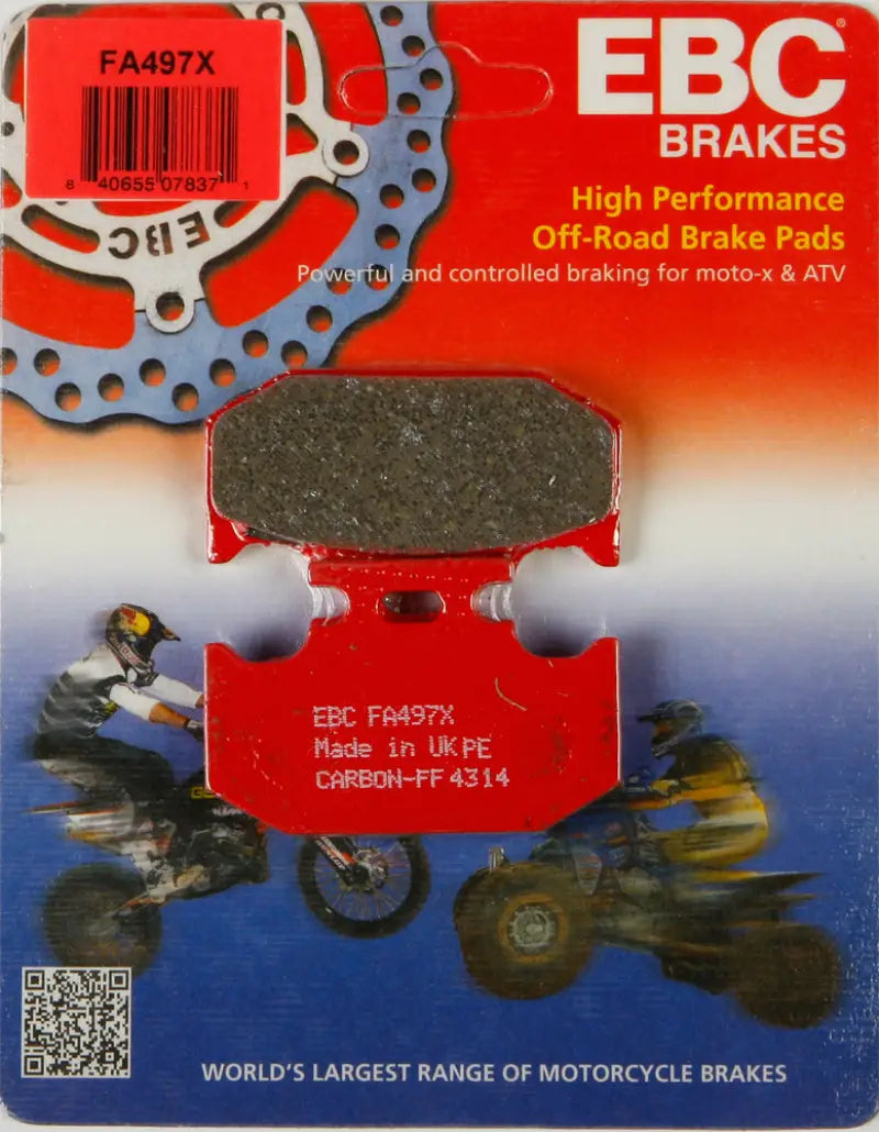 EBC FA497X Off-Road Brake Pads for superior stopping power and durability