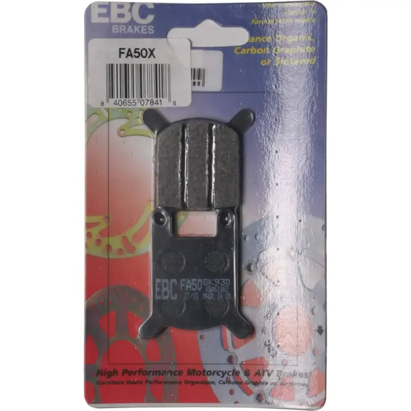 EBC FA50X brake pads for high-performance FA50X brake pads upgrade
