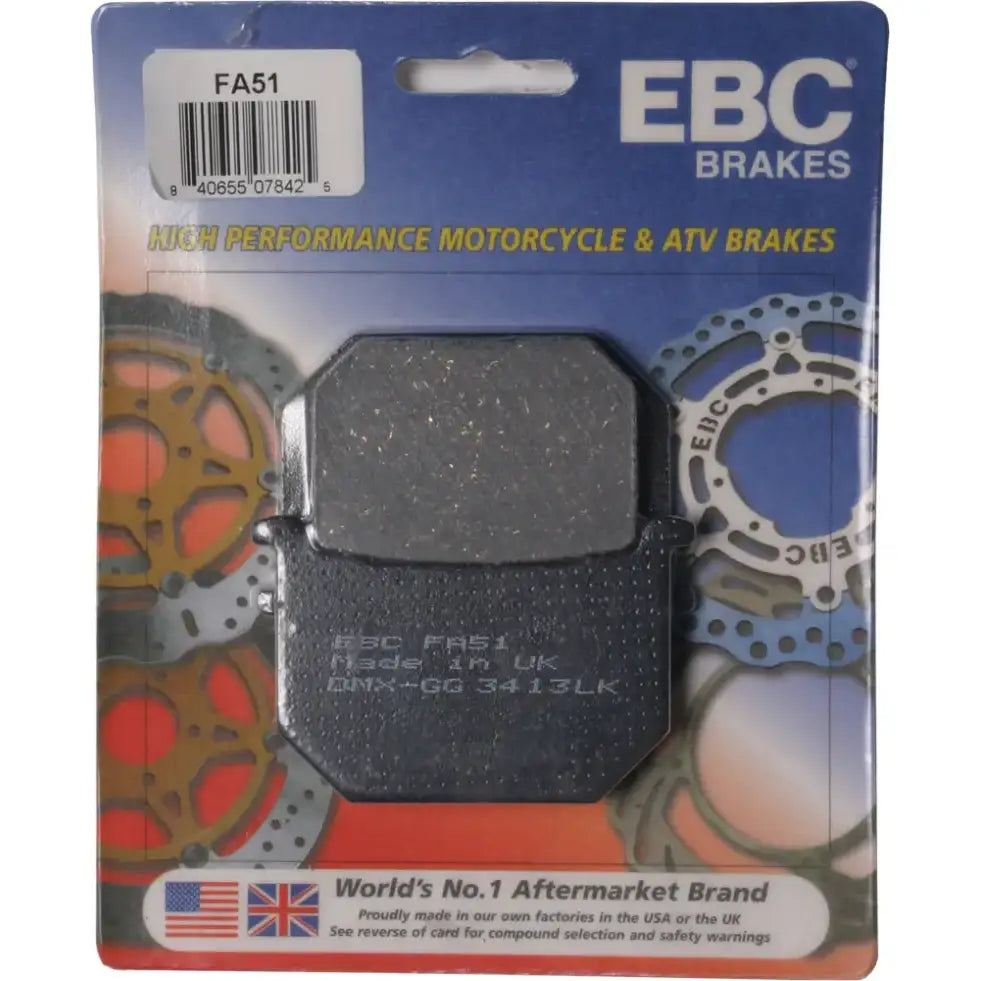 EBC FA51 Brake Pads for motorcycles, offering high performance and reliability