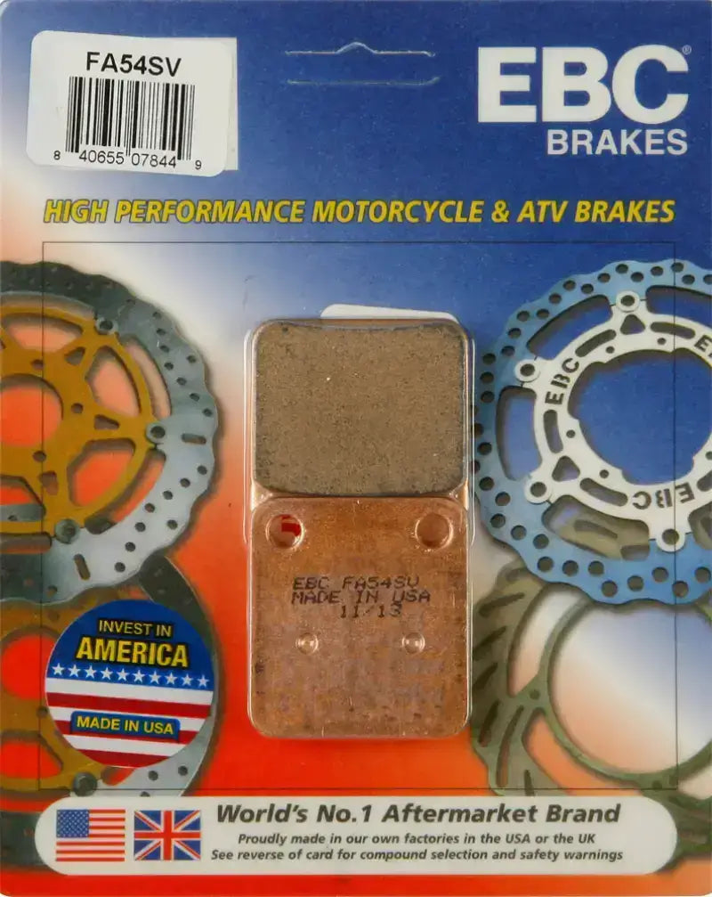 EBC FA54SV Brake Pads for motorcycles offering high performance and safety