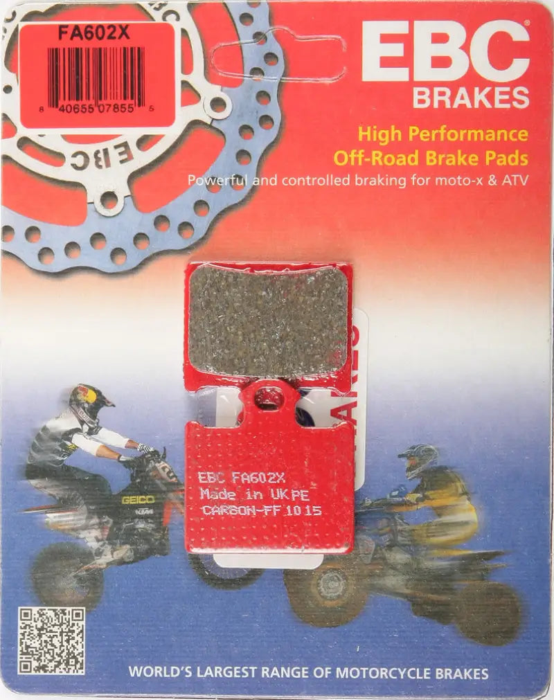 EBC FA602X Carbon X Series off-road brake pads for ultimate stopping power