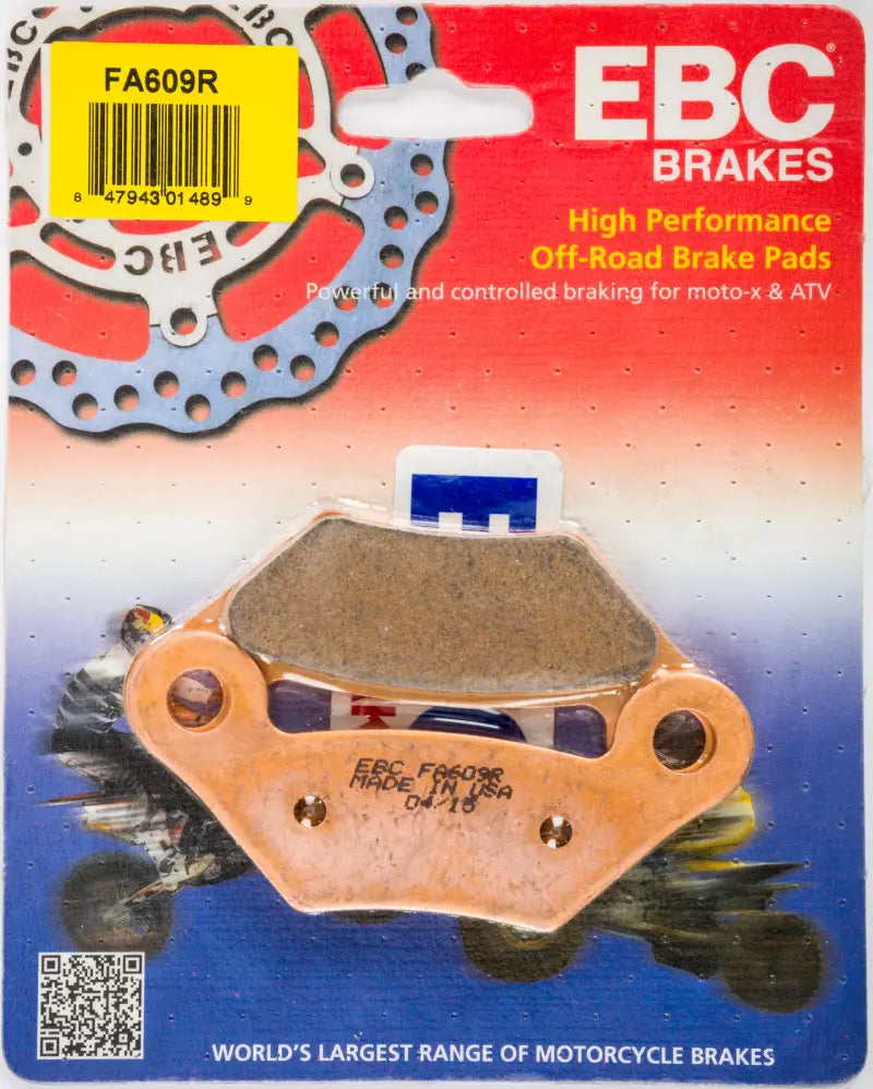 EBC Off-Road Brake Pads FA609R Sintered R Series for superior stopping power