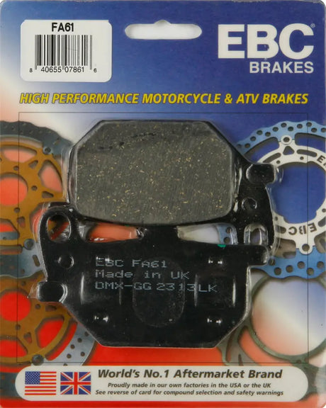 FA61 Brake Pads Fa61 Organic - Standard