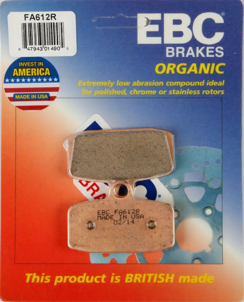 FA612R Brake Pads Fa612r Sintered R Series - Standard