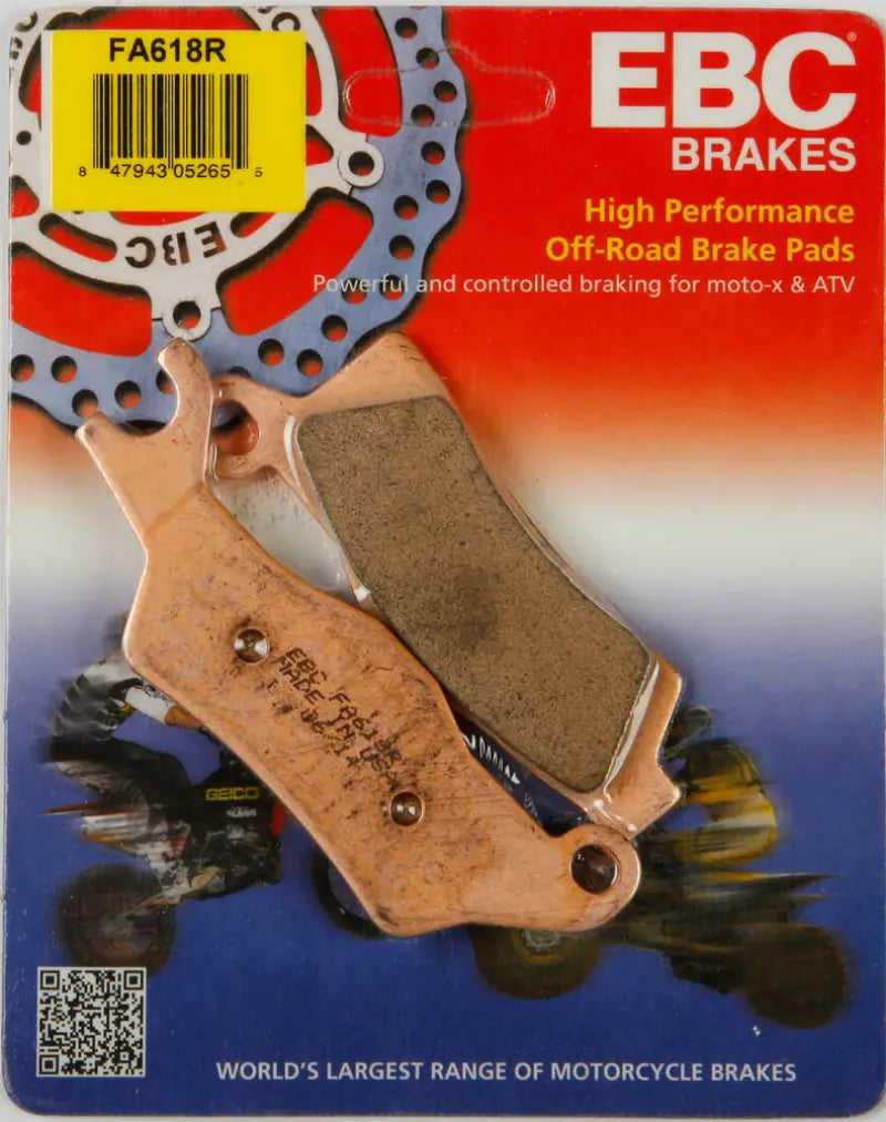 FA618R Brake Pads Fa618r Sintered R Series - Standard