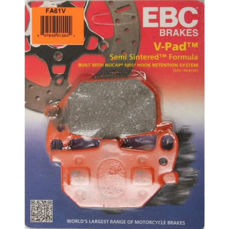 EBC V-Pad semi-sintered brake pads for FA61V Brake Pads Fa61v V Series upgrade