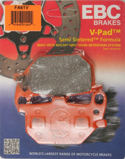 EBC V-Pad semi-sintered brake pads for FA61V Brake Pads Fa61v V Series upgrade