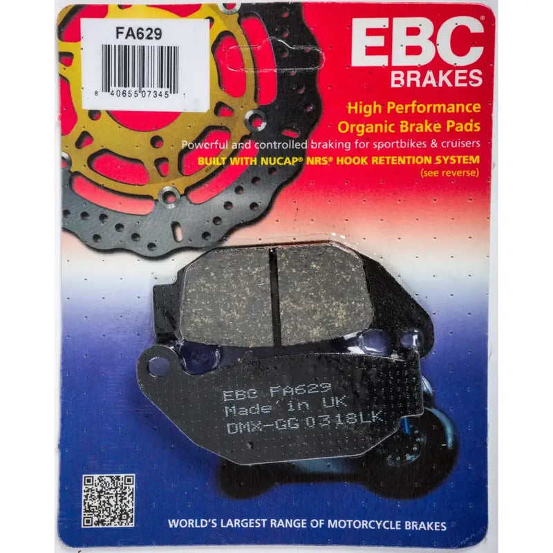 FA629 Brake Pads Fa629 Organic - Standard