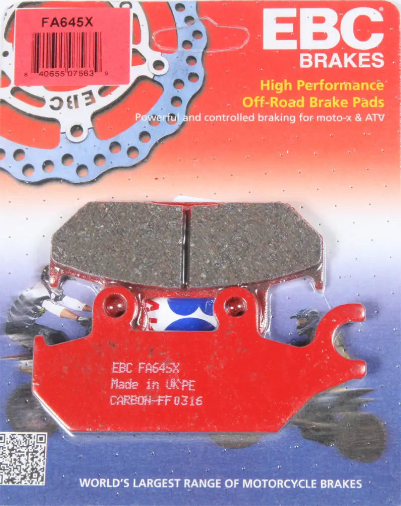 FA645X Brake Pads Fa645x Carbon X Series - Standard