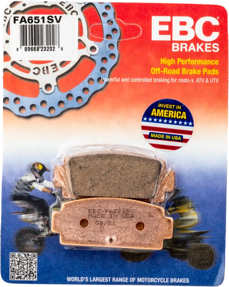 FA651SV Brake Pads Fa651sv Severe Duty Sv Series - Standard